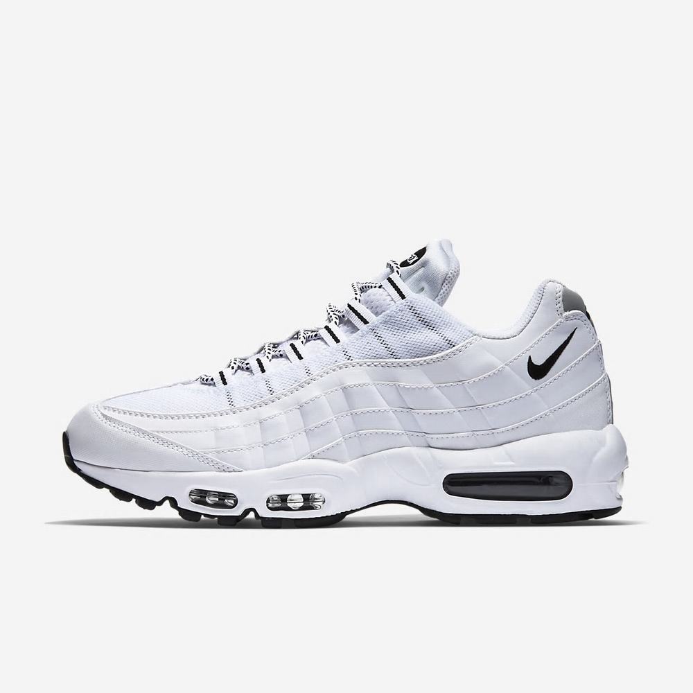 Sneakers Nike Air Max 95 Blanche 5370-291 White/Black/Black Homme | FSA-78186069